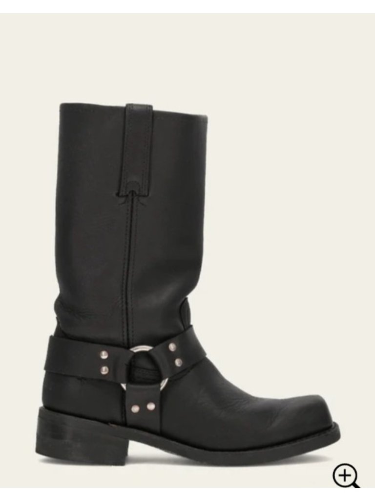 Frye Harness 12r Black Leather Engineer Biker Motorcycle Boots Men's Sz 10.5-11